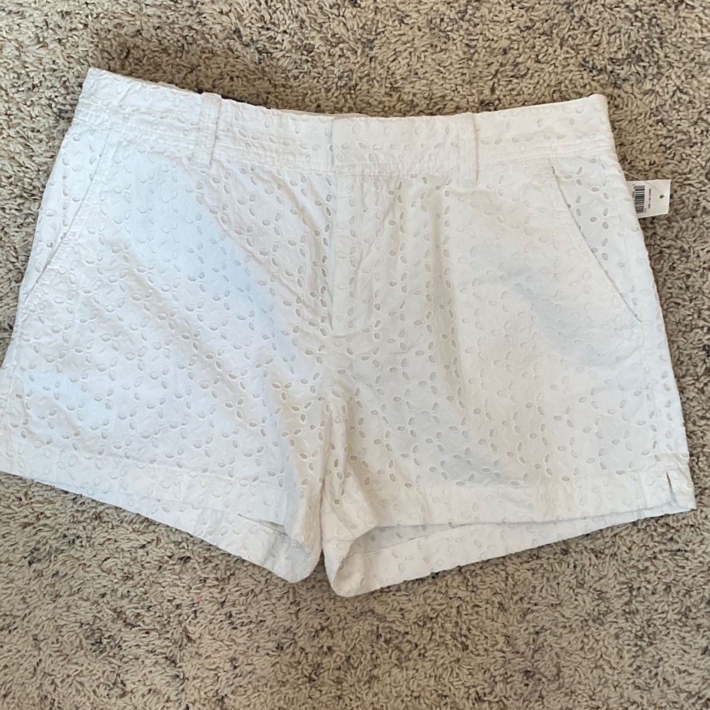 GAP White Eyelet shorts